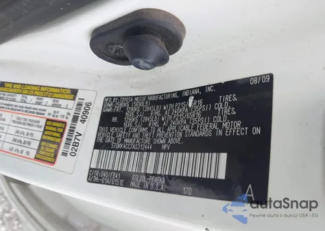 2010 Toyota Sienna Ce from USA, damaged, VIN 5TDKK4CC7AS312444